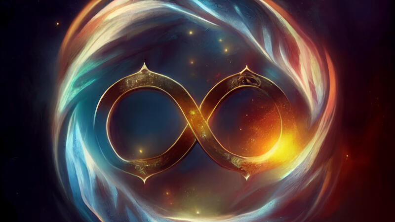 A magic version of the infinite symbol - Ariokan